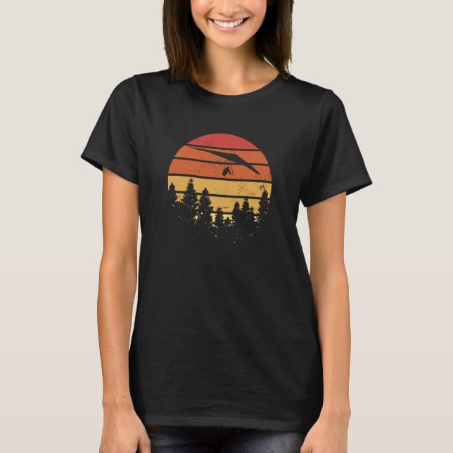 Camiseta Hang Glider Sunset Hang Gliding (Frente)