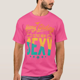 Camiseta Hang Gliding É A Nova Sk Sensível A Garganta Sórbi