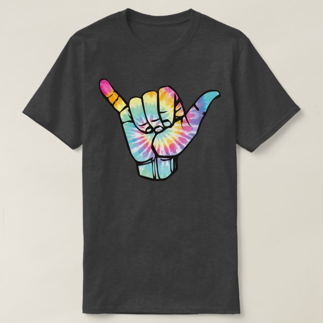 Camiseta Hang Loose Shaka 1 (Frente do Design)
