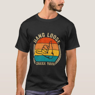 Camiseta Hang Loose Shaka Brah Sinal de Mão Surfer S Surfin