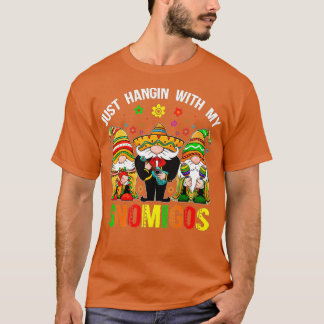 Camiseta Hangin Com Meus Gnomigos 3 Gnomos Mexicanos Cinco 