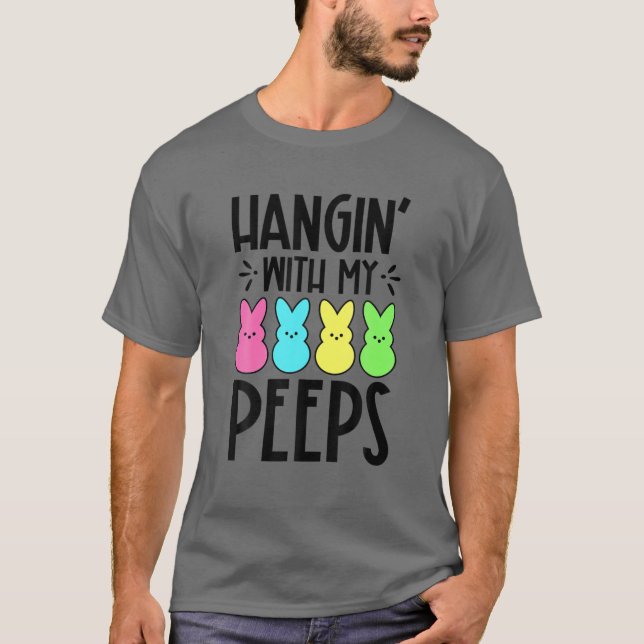 Camiseta Hangin Com O Meu Professor De Páscoas Coelhinhas (Frente)