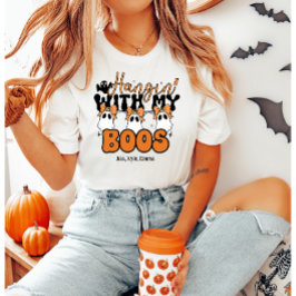 Camiseta "Hangin" Personalizada Com Os Meus Boos Mãe De Hal