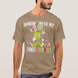 Camiseta Hangin' with My Tennis Bunnies Tennis Lover Happy 