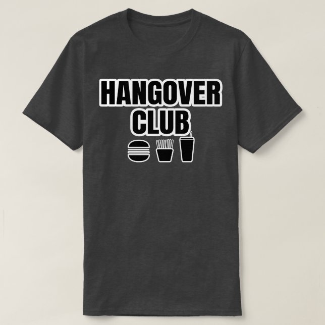 Camiseta Hangover Club (Frente do Design)