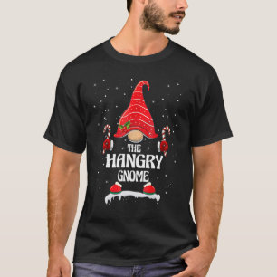 Camiseta Hangry Gnomo Buffalo Xadrez Matando o Natal da Fam