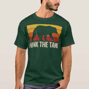 Camiseta Hank, o Urso do Tanque, desafia, salve o Hank.