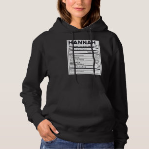 Camiseta Hannah Nutrition Information Problem Solving Duro