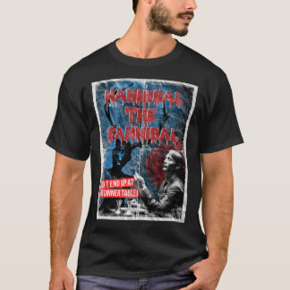 Camiseta Hannibal the Cannibal - Vintage B-Movie Poster Cla