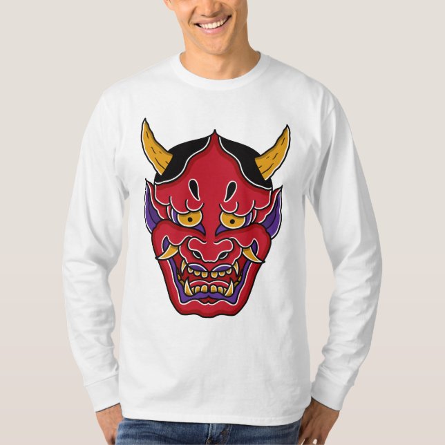 Camiseta Hannya (般 若 の 面) (Frente)
