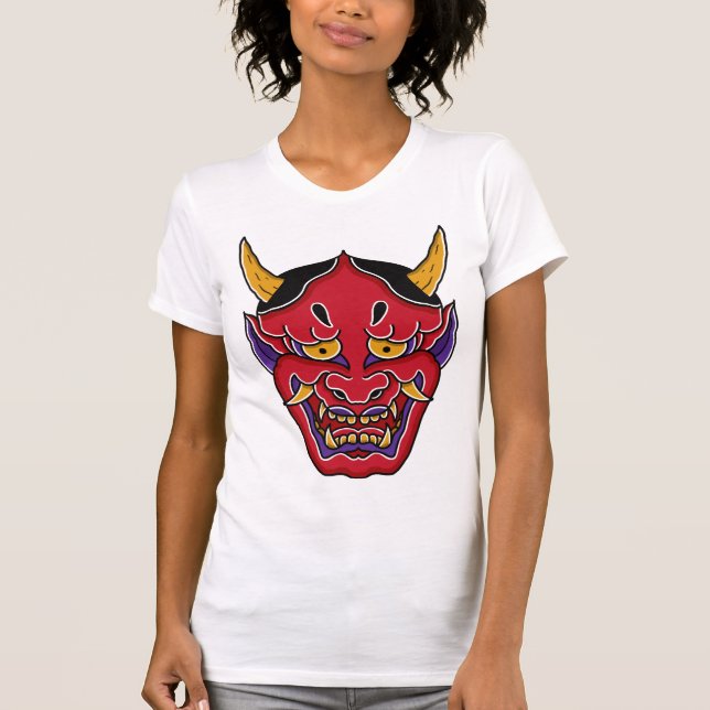 Camiseta Hannya (般 若 の 面) (Frente)