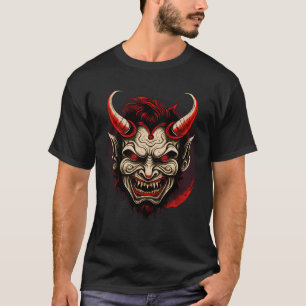 Camiseta Hannya Horror Mythures Japonês Oni Dem