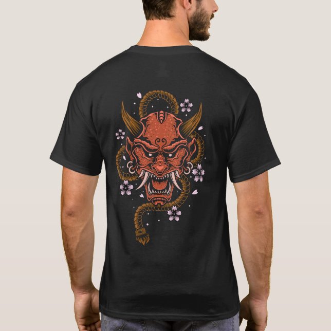 Camiseta Hannya Mask T shirt (Verso)