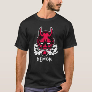 Camiseta Hannya Oni Demon Japão Aestética Edgy Streetwear