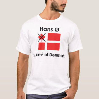 Camiseta Hans Ø - Ilha de Hans - a versão nacionalista