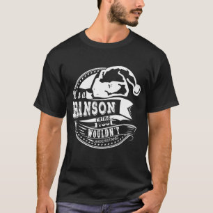 Camiseta Hanson- Chapéu Xmas Nome Personalizado
