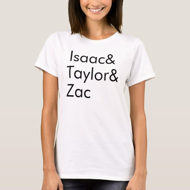 Camiseta Hanson - Isaac&Taylor&Zac (Frente)