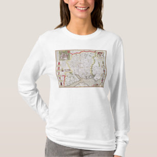 Camiseta Hantshire, gravado por Jodocus Hondius