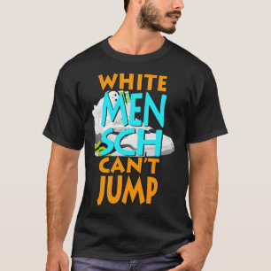 Camiseta Hanukah Mensch Cant Jump Engraçada Jewish Retro 90