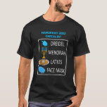 Camiseta Hanukkah 2022 Checklist Chanukah Pajama Jewish Chr<br><div class="desc">Hanukkah 2022 Checklist Chanukah Pajama Dia de Natal Justo.</div>