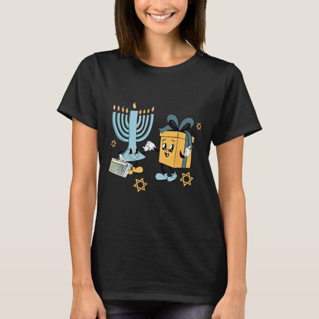 Camiseta Hanukkah Aac Speech Therast Slp Communication Acce (Frente)