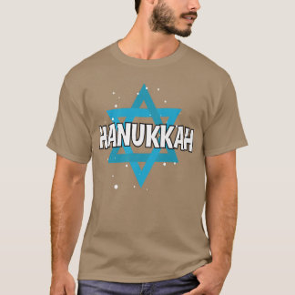 Camiseta Hanukkah Chanukah Feriado Judaico Festivo acende o