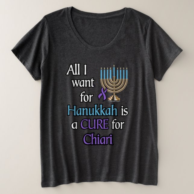 Camiseta Hanukkah... Chiari (Frente do Design)