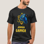 Camiseta Hanukkah, controladora de vídeo de jogos judeus, G<br><div class="desc">Hanukkah Jewish Video Game Controller Gamer Chanukah Boy 1.</div>
