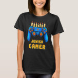 Camiseta Hanukkah, controladora de vídeo de jogos judeus, G<br><div class="desc">Hanukkah Jewish Video Game Controller Gamer Chanukah Boy 9.</div>