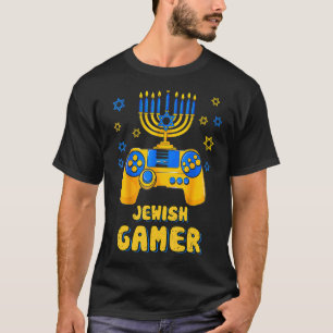 Camiseta Hanukkah, controladora de vídeo de jogos judeus, G