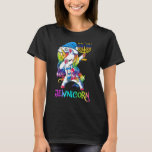 Camiseta Hanukkah Dabbing Judaico Unicorn Chanukah<br><div class="desc">Hanukkah Dabbing Unicorn judeu Chanukah judeu Natal 2</div>