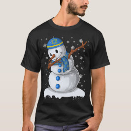 Camiseta Hanukkah Dabbing Snowman Chanukah Holiday