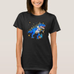 Camiseta Hanukkah Dinosaur Menorasaurus Rex Dino Chanukah B<br><div class="desc">Hanukkah Dinossaur Menorasaurus Rex Dino Chanukah Boys Kids.</div>