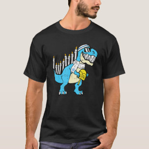 Camiseta Hanukkah Dinosaur Menorawr Saurus Rex Chanukah Jue