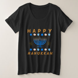 Camiseta hanukkah feliz hanukkah menorah chanukah canuka