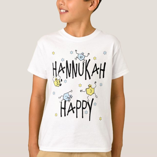 Camiseta "Hanukkah Happy" (Frente)