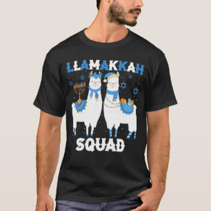 Camiseta Hanukkah Llama Christmas Happy Llamakah Squad Cute