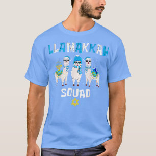 Camiseta Hanukkah Llama Feliz Natal Feliz Llamakah Cute