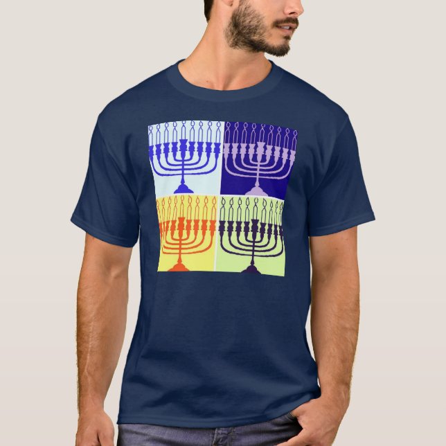Camiseta Hanukkah Menorah (Frente)