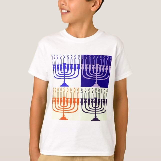 Camiseta Hanukkah Menorah (Frente)