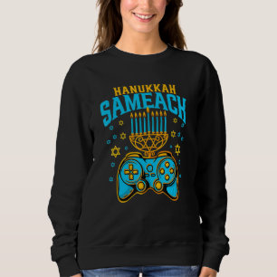 Camiseta Hanukkah Menorah Gamer Videos games Chanukah Jewis