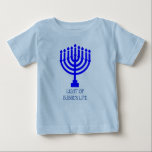 Camiseta Hanukkah Menorah Luz da Minha Vida<br><div class="desc">Esta camisa de feriado bonita retrata uma menorah e pode ser personalizada com qualquer nome ou título para mostrar sua afeição!</div>