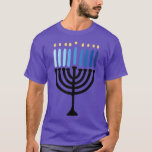 Camiseta Hanukkah Minimalistic Menorah Hanukkah<br><div class="desc">Hanukkah Minimalistic Menorah Hanukkah  .</div>