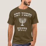 Camiseta Hanukkah não é hoje Papai noel<br><div class="desc">Chanucá Não Hoje Papais noeis.</div>