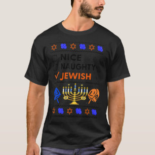 Camiseta Hanukkah Nice Bastante Judeu Judeu Feia-Chanukah G