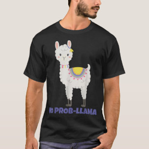 Camiseta Hanukkah No Prob Llama Alpaca Lovers No Último Min