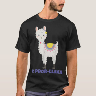 Camiseta Hanukkah No Prob Llama Alpaca Lovers No Último Min