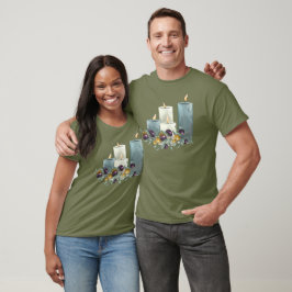 Camiseta Hanukkah Olives e Velas