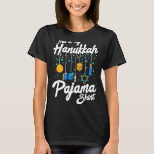 Camiseta Hanukkah Pajama Dreidel Toy Boys Meninas Judaica C