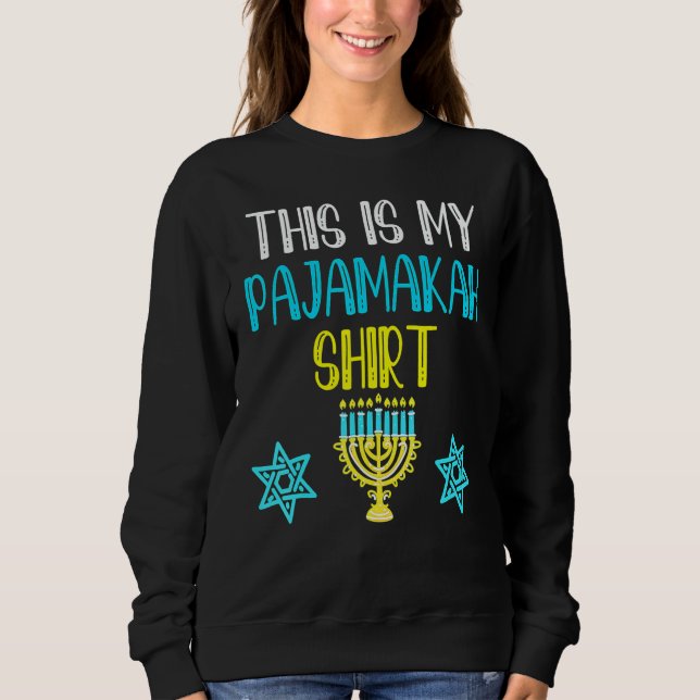 Camiseta Hanukkah Pajama  This Is My Pajamakah (Frente)